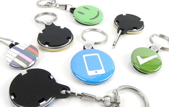Backside Buttons as Key Chains