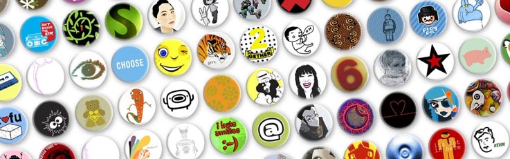 Prickie-Buttons, Designer-Buttons